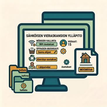 S&auml;hk&ouml;inen vieraskansio yll&auml;pito (&euro;/kk)