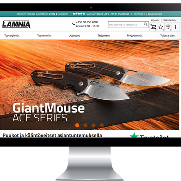Verkkokauppa Dataflow eCommerce paketti