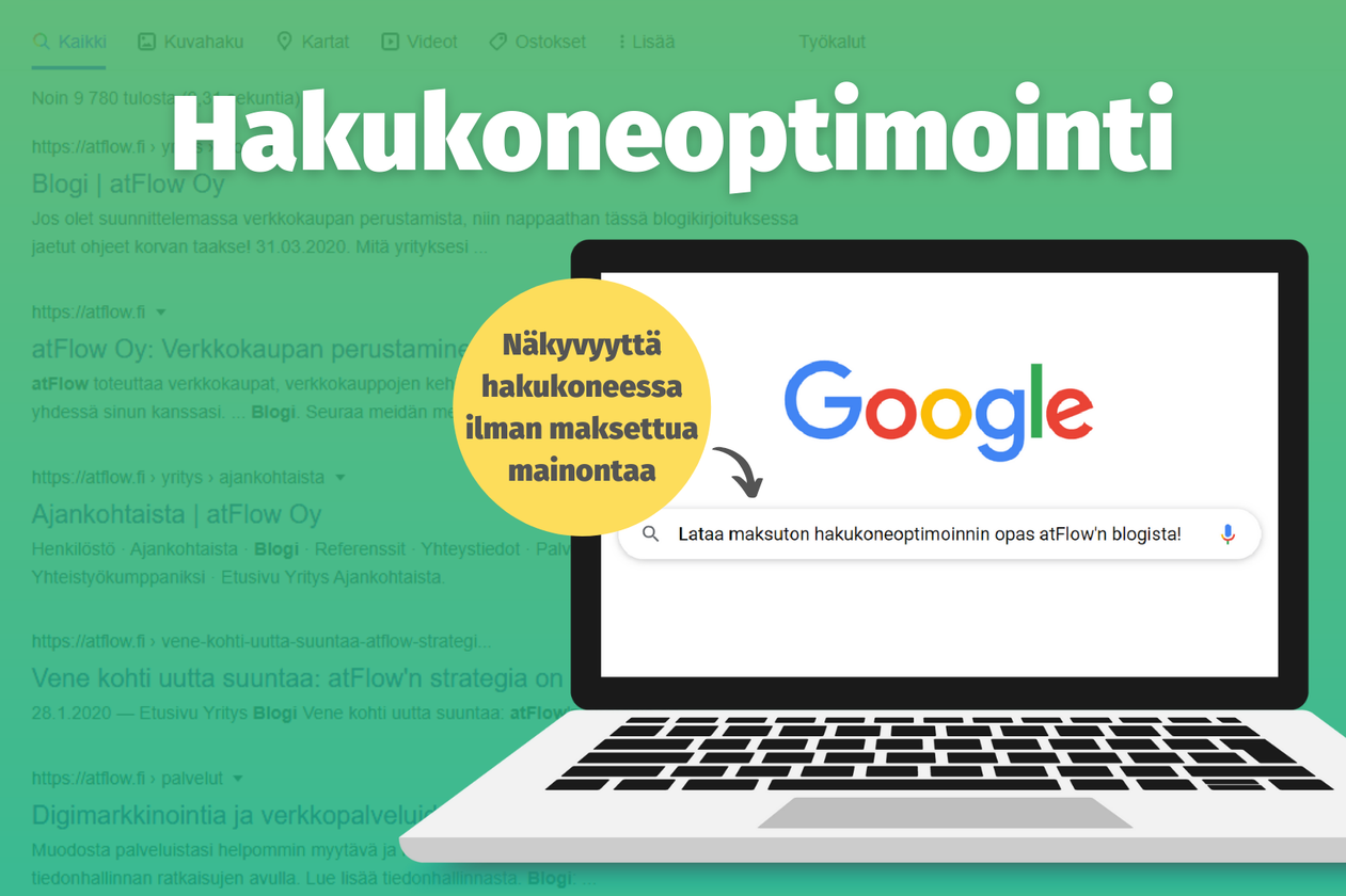 Opas hakukoneoptimointiin