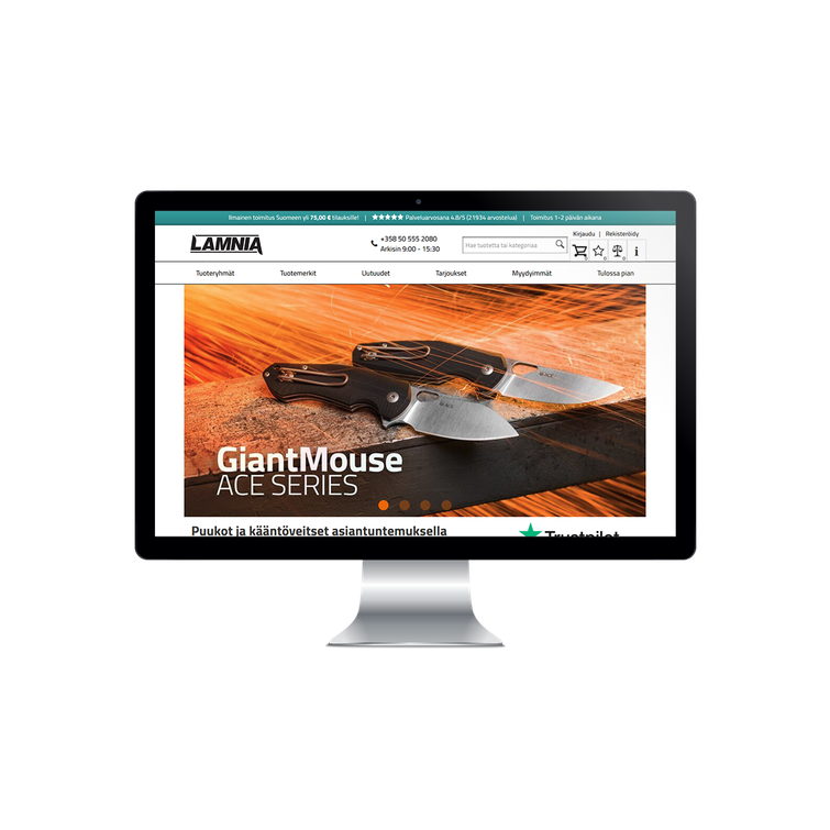 Verkkokauppa Dataflow eCommerce paketti