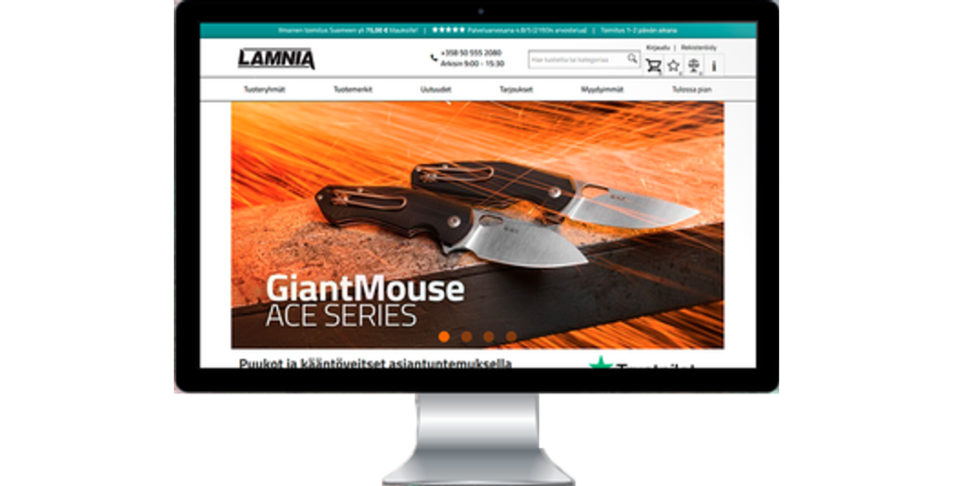 Näyttö lamnia
